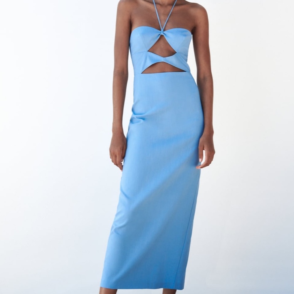 Zara Long cut out dress